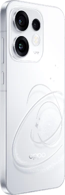 Oppo Reno16 5G white back right side