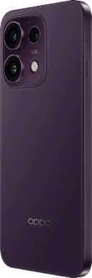 Oppo Reno16 F 5G lilla svart bakside venstre side