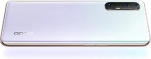 Oppo Reno3 Pro hvid bagside snoet