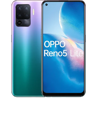 Oppo Reno5 Lite púrpura visión general