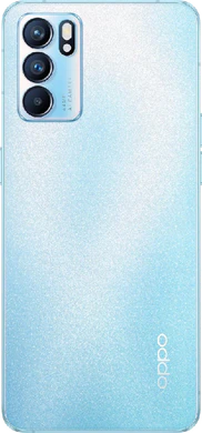 Oppo reno6 blauw achterkant