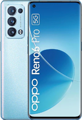 Oppo Reno6 Pro 5G blue overview