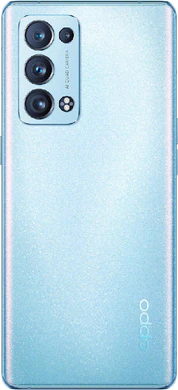Oppo Reno6 Pro 5G blue back