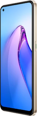Oppo reno8 gold front right side