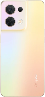Oppo reno8 gold back