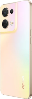 Oppo reno8 gold back left side