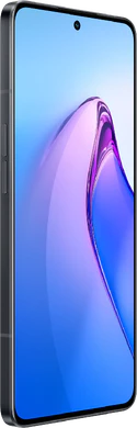 Oppo Reno8 Pro 5g sort front venstre side