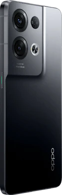 Oppo Reno8 Pro 5g sort bagside højre side