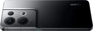 Oppo reno8 pro plus zwart achterkant gedraaid
