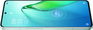 Oppo reno8 pro plus groen voorkant gedraaid