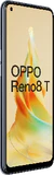 Oppo Reno8 T 4g zwart voorkant linkerzijkant