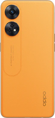 Oppo Reno8 T 4g oranje achterkant