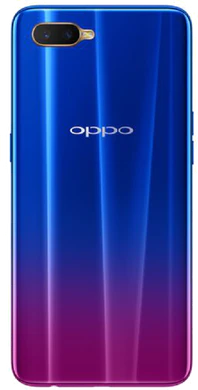 Oppo RX17 Neo blå tillbaka