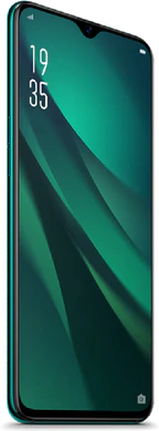 Oppo RX17 Pro vert couverture côté gauche