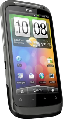 orig HTC Desire S copertina frontale lato sinistro