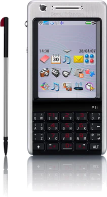 P1i voorkant zilver zwart