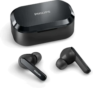 Philips TAT5506bk zwart case gesloten earbuds