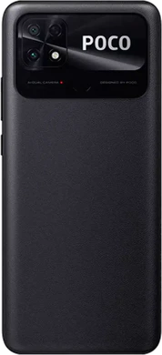 POCO C40 svart bakside
