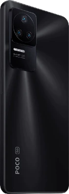 POCO F4 svart tillbaka höger sida