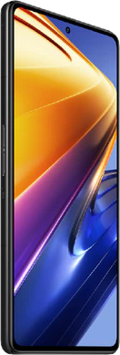 POCO F4 GT black front left side