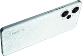POCO F5 wit achterkant rechterzijkant onderkant schuin