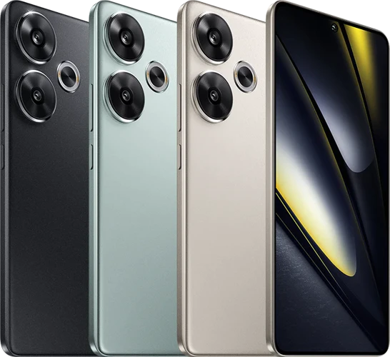 POCO F6 kleuren overzicht POCO F6 kleuren overzicht