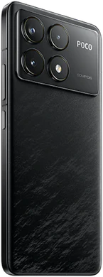 POCO F6 Pro zwart achterkant rechterzijkant