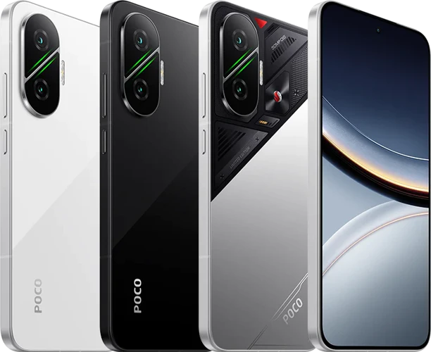 POCO F7 kleuren overzicht POCO F7 kleuren overzicht