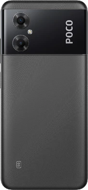POCO M4 5G svart tillbaka