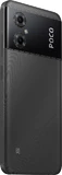 POCO M4 5G svart tillbaka höger sida