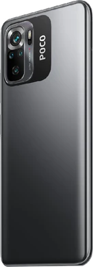 POCO M5s grey back left side