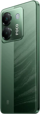 POCO M7 Pro 5g groen achterkant linkerzijkant