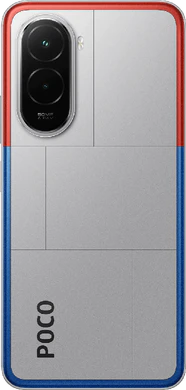POCO M7 zilver achterkant