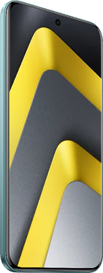 POCO M8 Pro green front left side