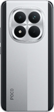 POCO M8 Pro silver back