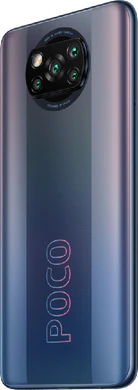 POCO x3 negro volver lado izquierdo