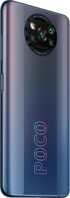 POCO x3 negro volver lado derecho