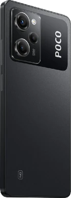 POCO X5 Pro zwart achterkant rechterzijkant
