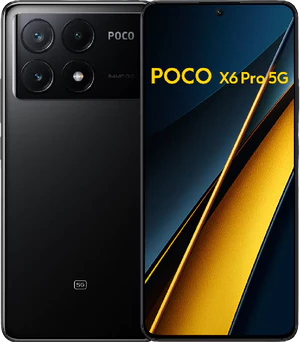 POCO X6 Pro 5g zwart overzicht