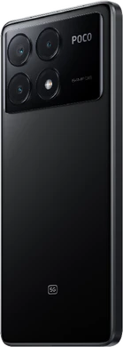 POCO X6 Pro 5g zwart achterkant linkerzijkant