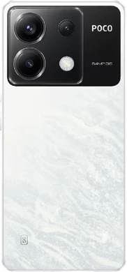 POCO X6 wit achterkant