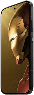 POCO X8 Pro Iron Man Edition zwart voorkant rechterzijkant