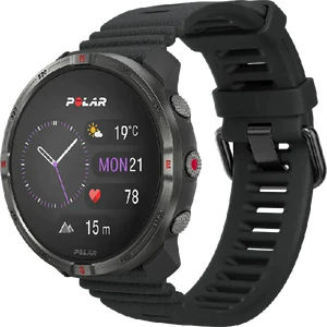 Polar Grit X2 schwarz Vorderseite rechte Seite