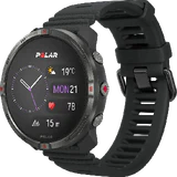 Polar Grit X2 schwarz Vorderseite rechte Seite