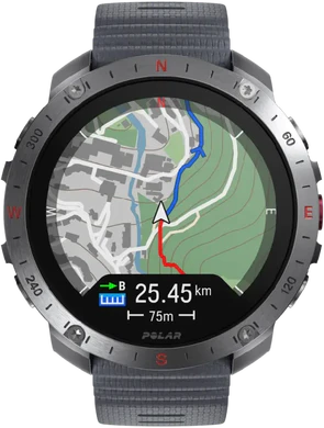 Polar Grit X2 Pro grijs