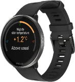 Polar Ignite 3 Titanium zwart voorkant rechterzijkant