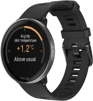 Polar Ignite 3 Titanium zwart voorkant rechterzijkant