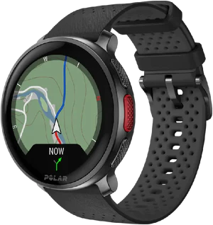 Polar Vantage V3 zwart voorkant rechterzijkant