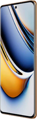 realme 11 pro plus keltainen etupuolella oikea puoli