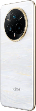 realme 14 pro plus 5g hvid bagside venstre side